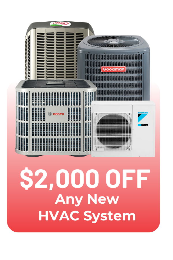 $2000 off any new hvac system